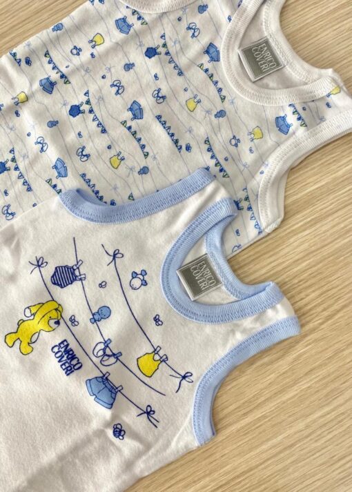 Coppia body neonato Enrico Coveri - immagine 2